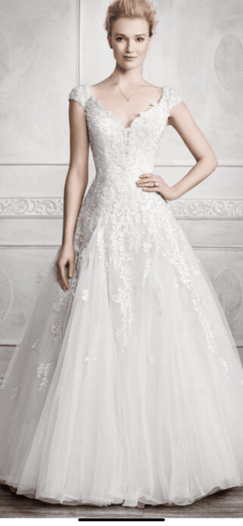 Modern wedding dress Kenneth Winston Ivory Regular Short Off shoulder New (Un-Altered) Satin Unknown size